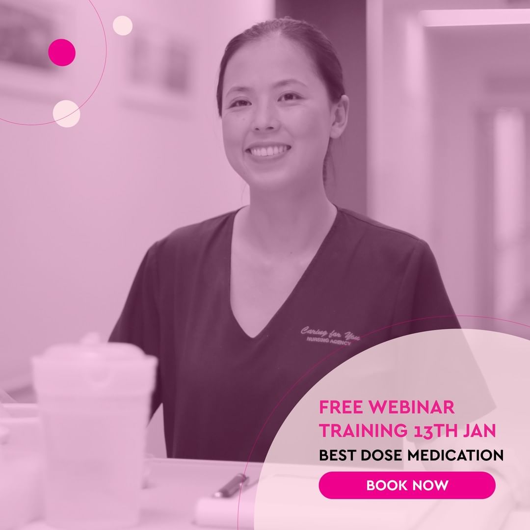 ⭐Callout to Caring for You RNs & EENs!⭐DON'T MISS OUR FREE BEST DOSE MEDICATION WEBINAR!Friday, 13TH January 1300 -1400 ...